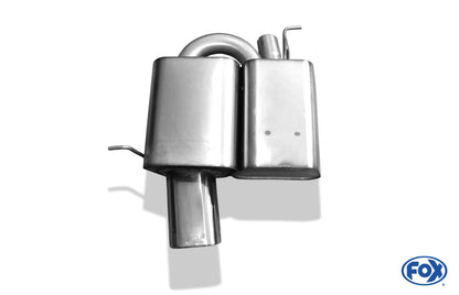 FOX BMW E46 316Ti/ 318Ti/ 325Ti Endschalldämpfer - 135x80 Typ 53