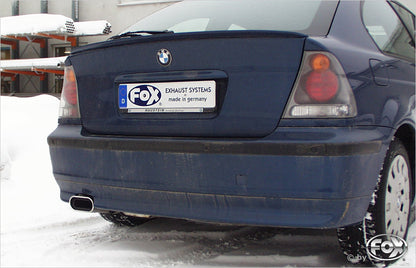 FOX BMW E46 316Ti/ 318Ti/ 325Ti Endschalldämpfer - 135x80 Typ 53