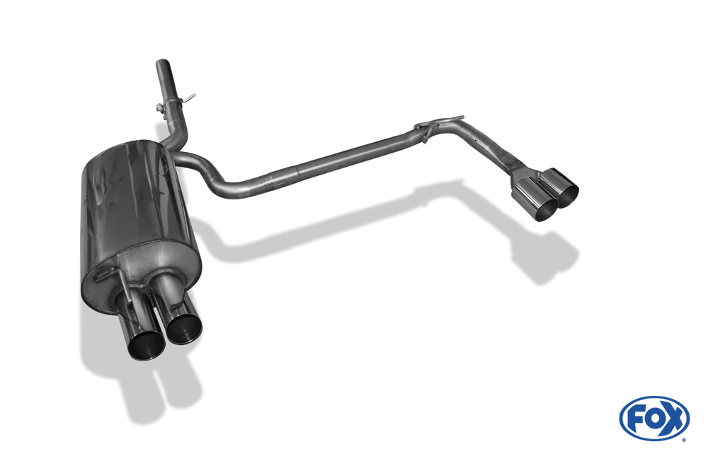 FOX BMW E46 320d Endschalldämpfer Ausgang rechts/links einflutig - 2x76 Typ 10 rechts/links