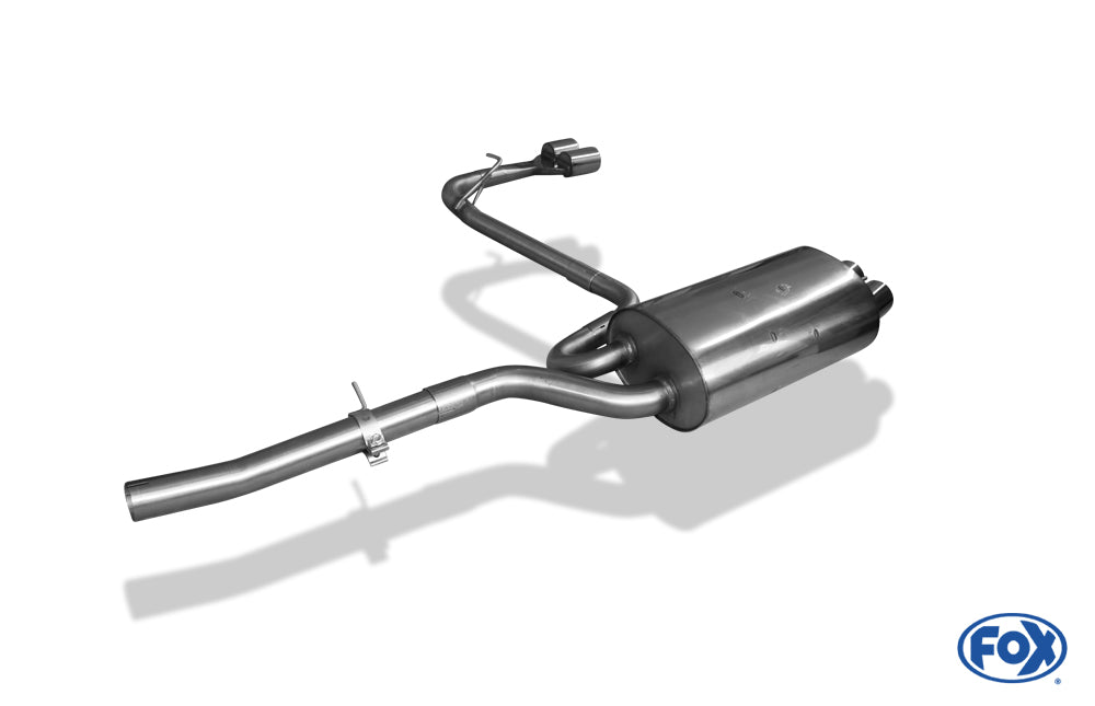 FOX BMW E46 320d Endschalldämpfer Ausgang rechts/links einflutig - 2x76 Typ 10 rechts/links