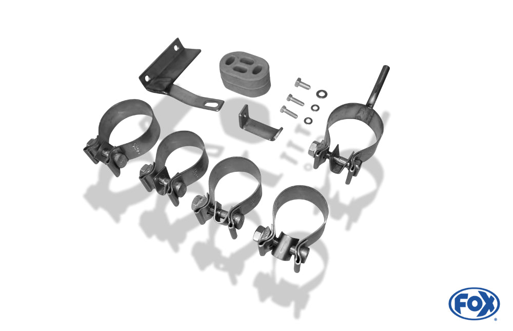 FOX BMW E46 320d Endschalldämpfer Ausgang rechts/links einflutig - 2x76 Typ 13 rechts/links