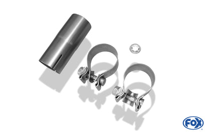 FOX BMW E46 320d Endschalldämpfer einflutig - 2x76 Typ 13