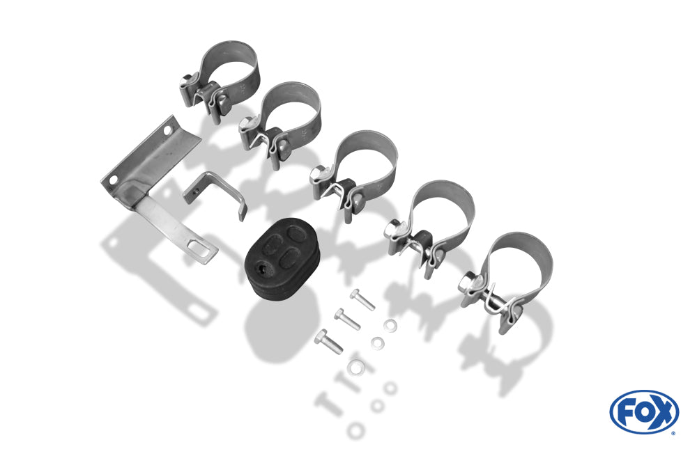 FOX BMW E46 330d/ 330xd Endschalldämpfer Ausgang rechts/links zweiflutig - 2x76 Typ 13 rechts/links