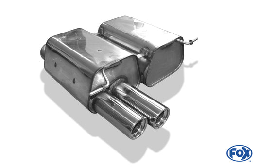FOX BMW E90/91 318i/ 320i Endschalldämpfer - 2x76 Typ 13
