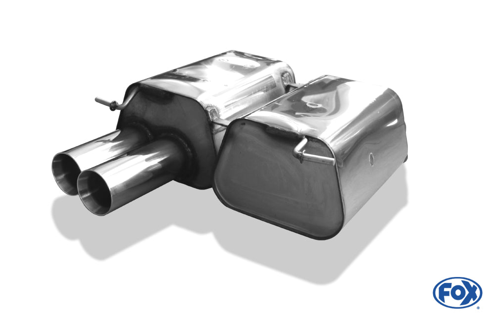 FOX BMW E90/91 318i/ 320i Endschalldämpfer - 2x80 Typ 24
