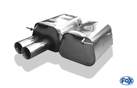 FOX BMW E90/91 318i/ 320i Endschalldämpfer - 2x80 Typ 24