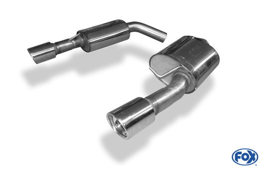 FOX BMW E90/91/92/93 335i/335d Endschalldämpfer rechts/links - 1x90 Typ 17 rechts/links