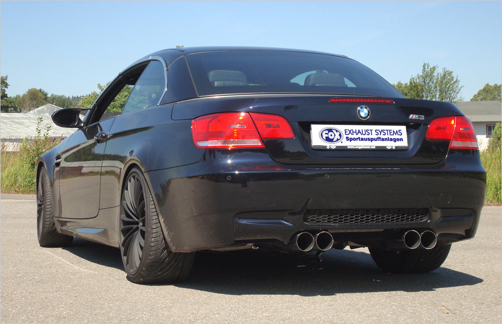 FOX BMW E92/93 M3 Coupe/ Cabrio Endschalldämpfer rechts/links - 2x90 Typ 10 rechts/links