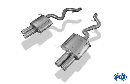 FOX BMW E92/93 M3 Coupe/ Cabrio Endschalldämpfer rechts/links - 2x90 Typ 10 rechts/links