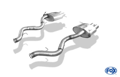 FOX BMW E92/93 M3 Coupe/ Cabrio Endschalldämpfer rechts/links - 2x90 Typ 10 rechts/links