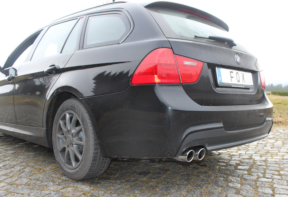 FOX BMW E90/91/92 - 320d Endschalldämpfer - 2x76 Typ 17