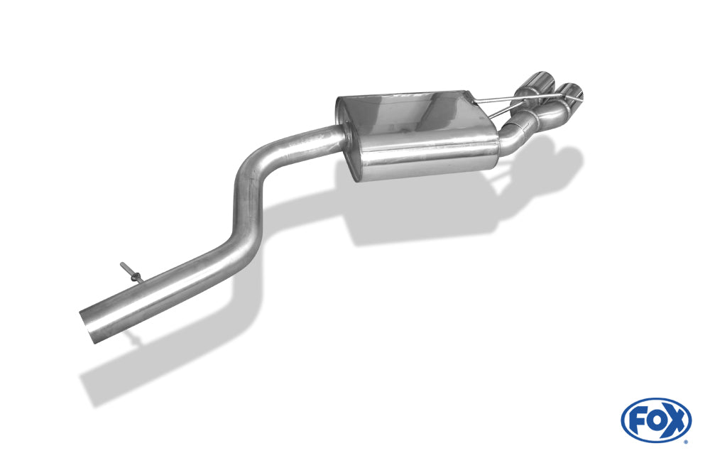 FOX BMW E90/91/92 - 320d Endschalldämpfer - 2x76 Typ 17