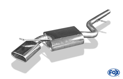 FOX BMW E90/91/92 - 320d Endschalldämpfer - 160x80 Typ 52