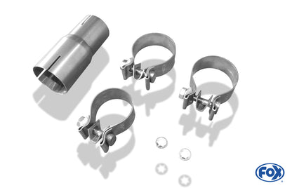 FOX BMW E90/91/92 - 320d Endschalldämpfer - 2x76 Typ 17