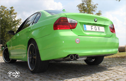FOX BMW E90/91/92 - 330i Endschalldämpfer - 2x80 Typ 24
