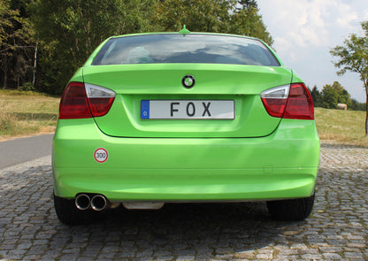 FOX BMW E90/91 - 325i Endschalldämpfer - 2x80 Typ 24