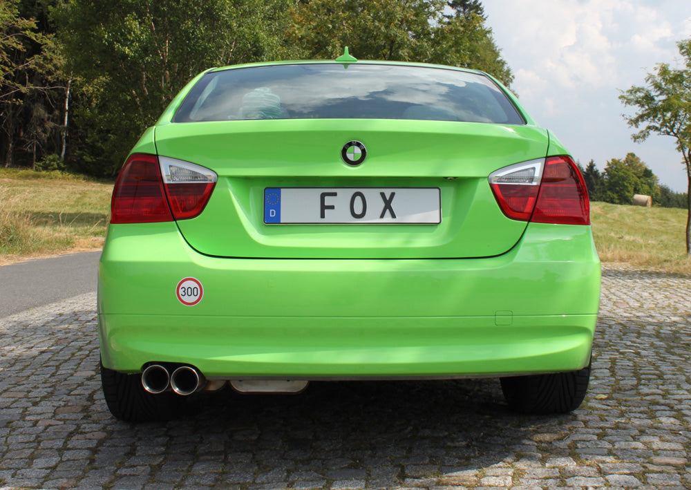 FOX BMW E90/91/92 - 330i Endschalldämpfer - 2x80 Typ 24