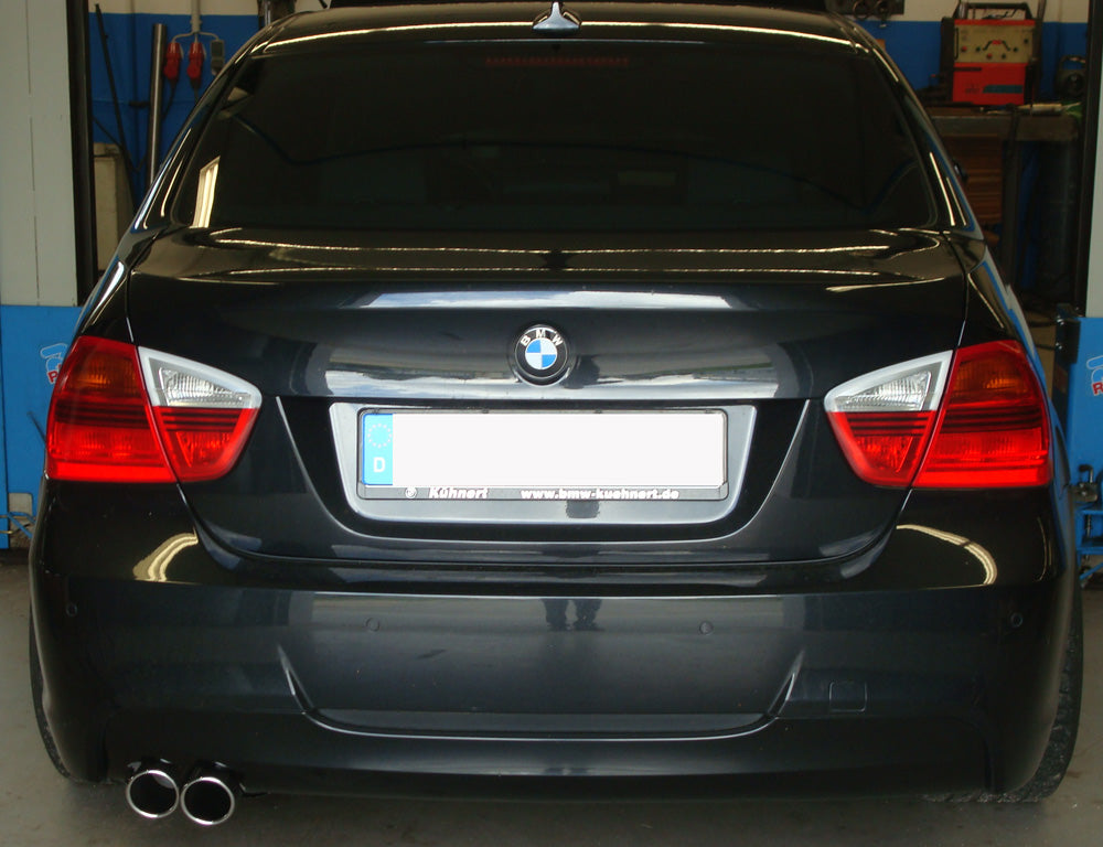 FOX BMW E90/91/92 - 325d/ 330d Endschalldämpfer - 2x80 Typ 12