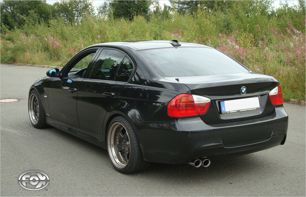 FOX BMW E90/91/92 - 325d/ 330d Endschalldämpfer - 2x80 Typ 25