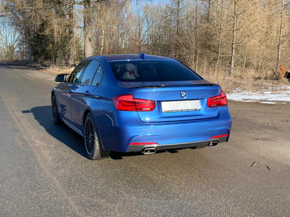 FOX BMW F30/31 - 330i xDrive Endschalldämpfer quer Ausgang rechts/links - 145x65 Typ 59 rechts/links - mit Abgasklappe im linken Endrohr