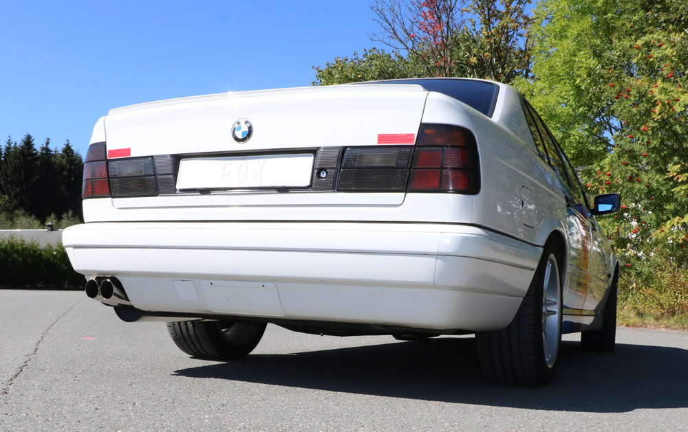 FOX BMW E34 525i/530i Endschalldämpfer - 2x76 Typ 14