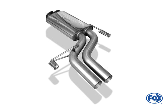 FOX BMW E34 M5 Vorschalldämpfer Ø2x63,5mm