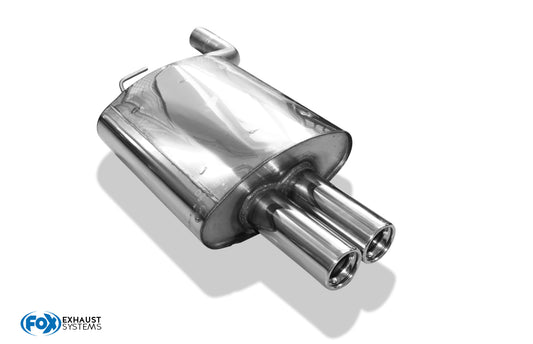 FOX BMW E39 520i/ 523i/ 525i/ 528i - Limousine Endschalldämpfer - 2x76 Typ 13