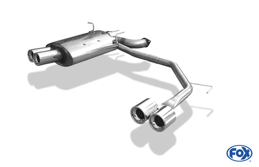FOX BMW E39 520i/ 523i/ 525i/ 528i - Limousine Endschalldämpfer Ausgang rechts/links - 2x90 Typ 13 rechts/links