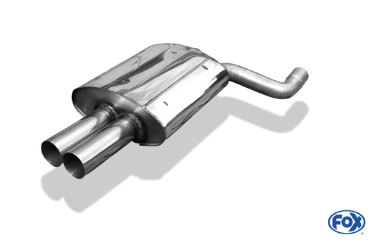 FOX BMW E39 520i/ 523i/ 525i/ 528i - Touring Endschalldämpfer - 2x76 Typ 10