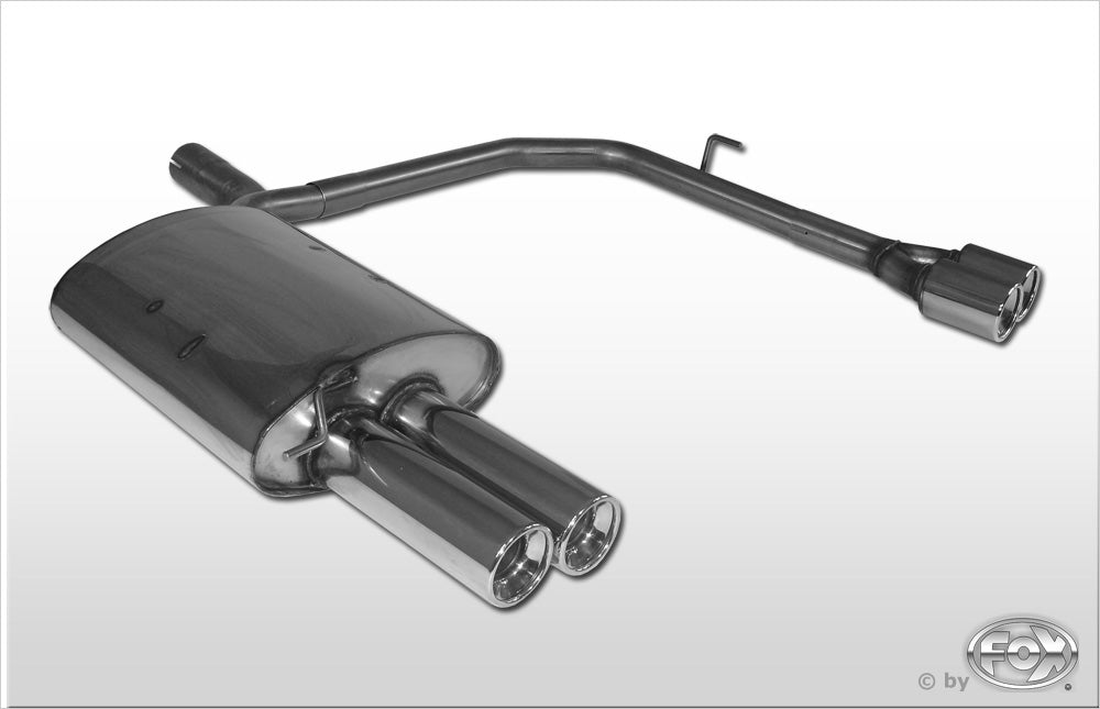 FOX BMW E60/61 - 520i/ 523i/ 525i/ 530i Endschalldämpfer Ausgang rechts/links - 2x76 Typ 13 rechts/links