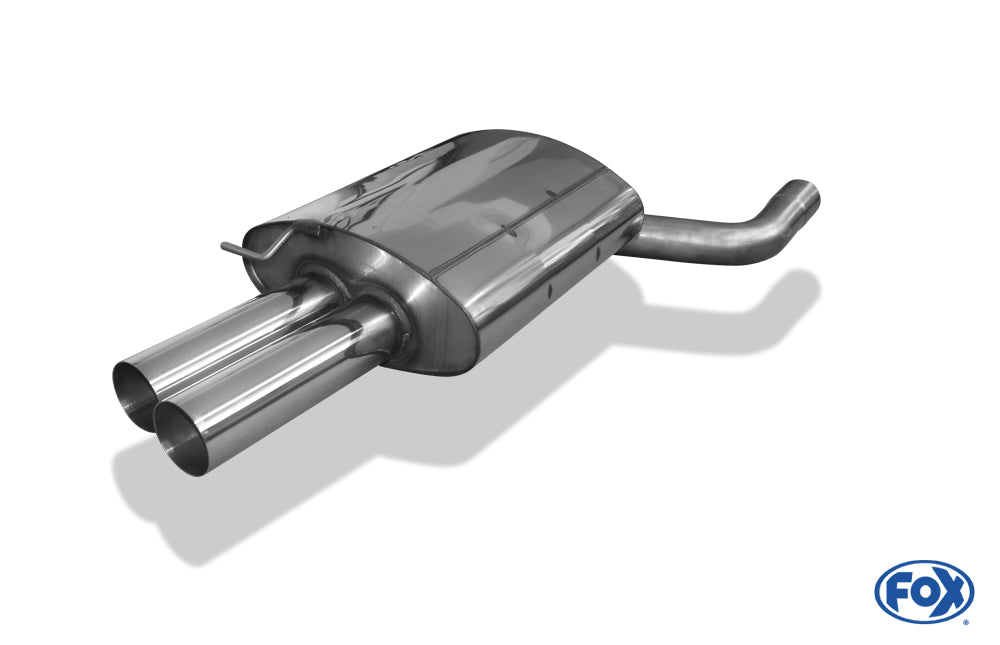 FOX BMW E60 520i/ 523i/ 525i/ 530i Endschalldämpfer - 2x76 Typ 10