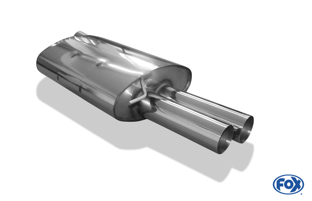 FOX BMW E60 520i/ 523i/ 525i/ 530i Endschalldämpfer - 2x76 Typ 10