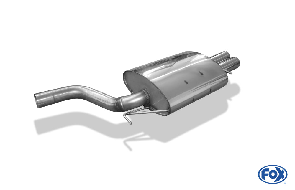 FOX BMW E60 520i/ 523i/ 525i/ 530i Endschalldämpfer - 2x76 Typ 10