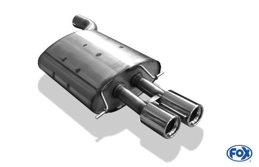 FOX BMW E60/E61 535d Endschalldämpfer - 2x80 Typ 13