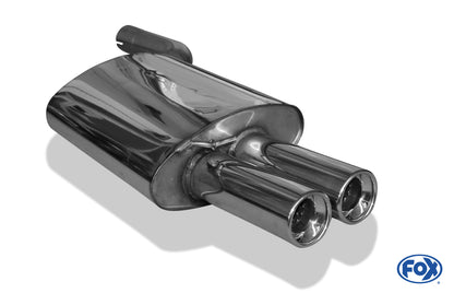 FOX BMW E60/61 540i 545i Endschalldämpfer - 2x90 Typ 13