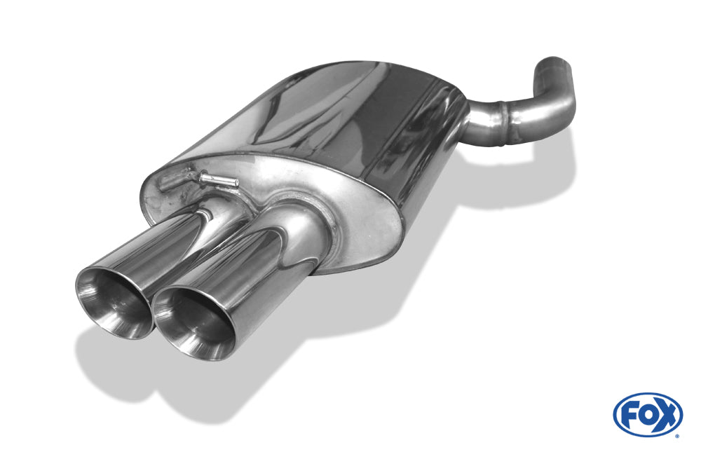 FOX BMW E60/61 540i 545i Endschalldämpfer - 2x90 Typ 25