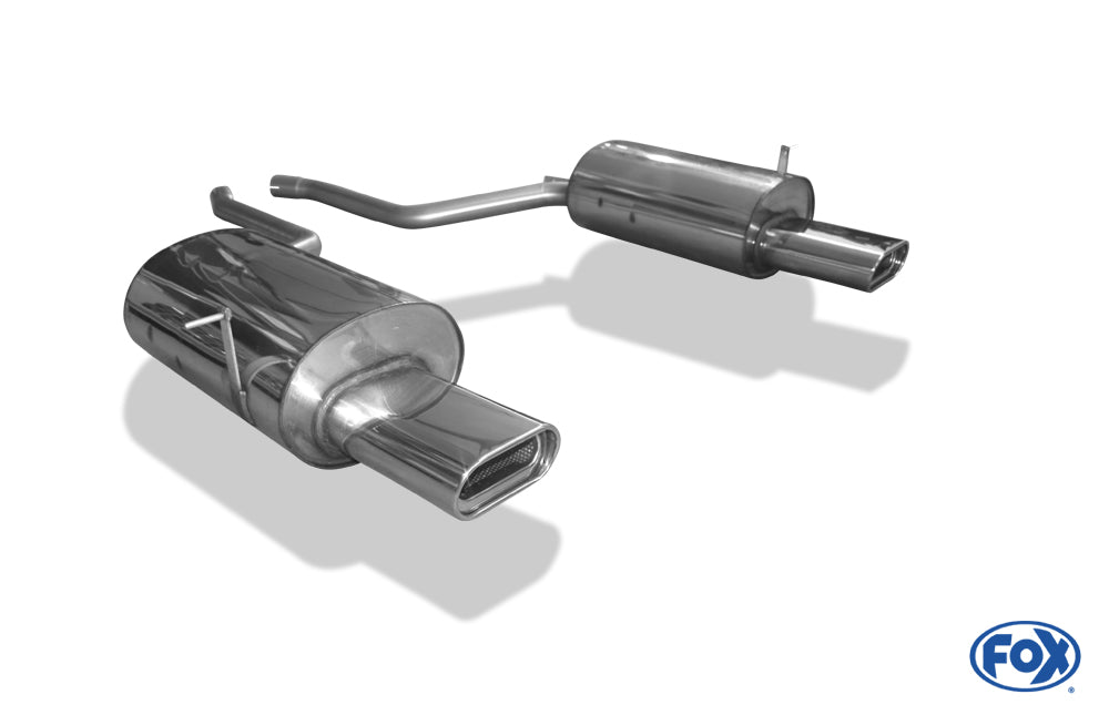 FOX BMW E38 730i/ 735i/ 740i - Mit Stoßstangenausschnitt Endschalldämpfer rechts/links - 160x80 Typ 53 rechts/links
