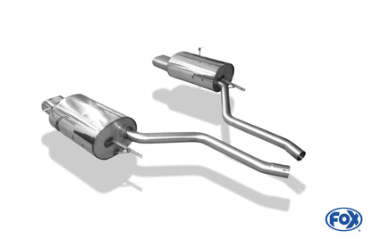 FOX BMW E38 730i/ 735i/ 740i - Mit Stoßstangenausschnitt Endschalldämpfer rechts/links - 160x80 Typ 53 rechts/links
