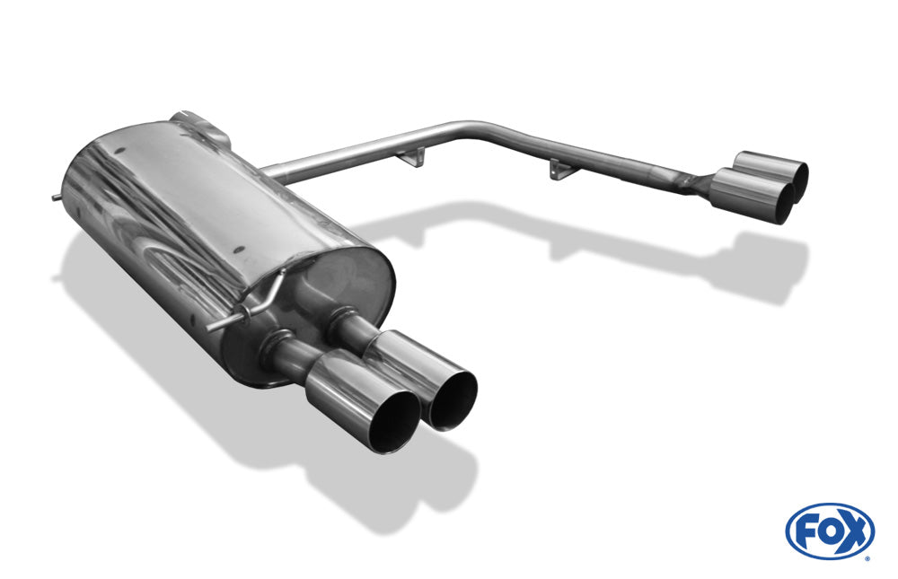 FOX BMW E65 735i/ 745i Endschalldämpfer Ausgang rechts/links - 2x80 Typ 10 rechts/links