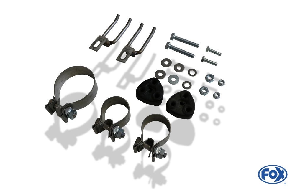 FOX BMW E65 735i/ 745i Endschalldämpfer Ausgang rechts/links - 2x80 Typ 10 rechts/links