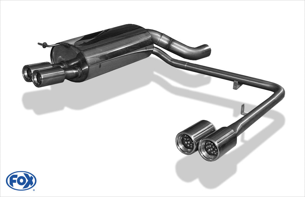 FOX BMW E65 735i/ 745i Endschalldämpfer Ausgang rechts/links - 2x80 Typ 13 rechts/links