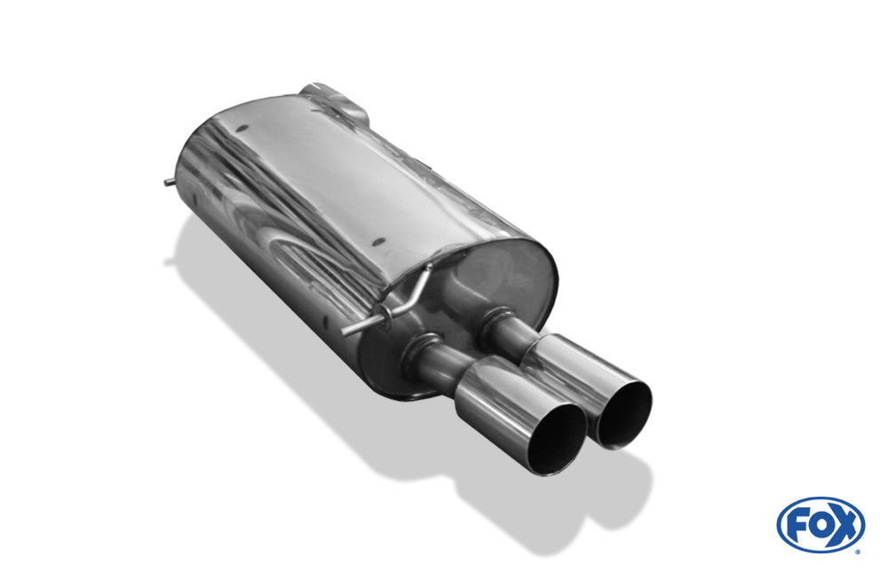FOX BMW E65 735i/ 745i Endschalldämpfer - 2x90 Typ 10