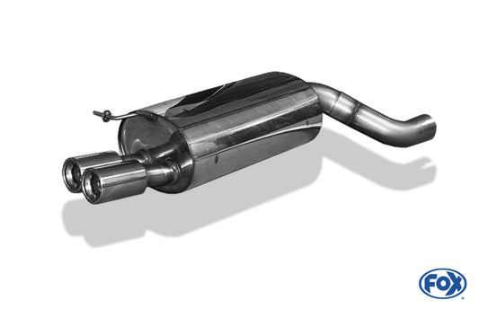 FOX BMW E65 735i/ 745i Endschalldämpfer - 2x90 Typ 13