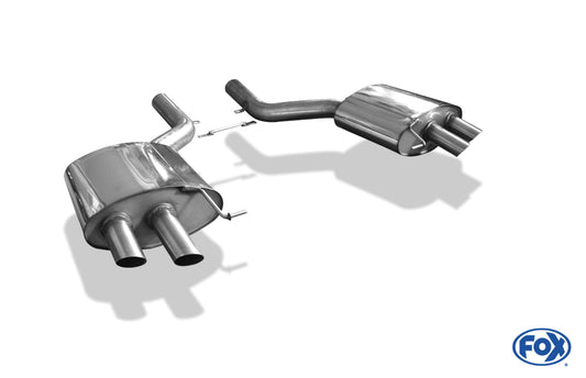 FOX BMW F01 760i Endschalldämpfer rechts/links - 2x63 Typ 14 rechts/links - ohne Abgasklappen