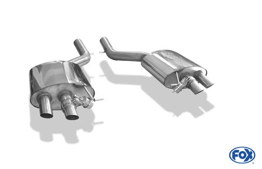 FOX BMW F01 760i Endschalldämpfer rechts/links - 2x63 Typ 14 rechts/links - mit Abgasklappen