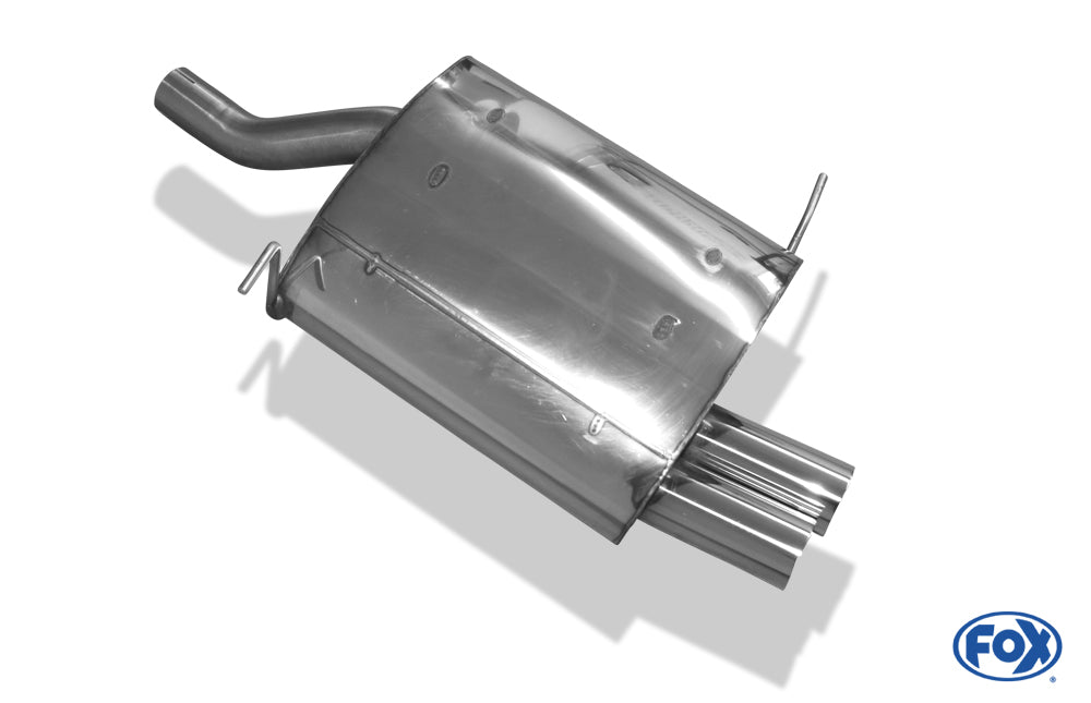 FOX BMW Z3 Roadster & Coupe - E36 Endschalldämpfer - 2x70 Typ 10