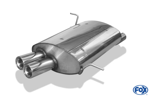 FOX BMW Z3 Roadster & Coupe - E36 Endschalldämpfer - 2x70 Typ 13