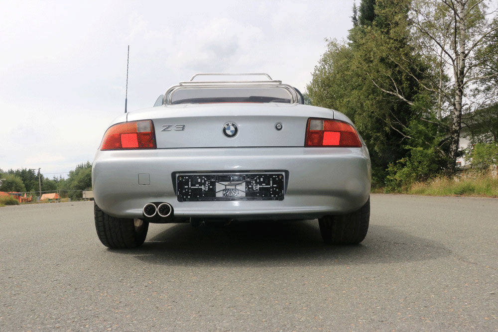 FOX BMW Z3 Roadster & Coupe - E36 Endschalldämpfer - 2x70 Typ 13