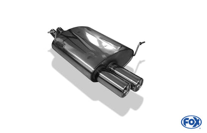 FOX BMW Z3/ Z3 Coupe 3,0l Endschalldämpfer - 2x80 Typ 13