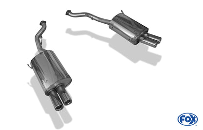 FOX BMW Z3 M Endschalldämpfer rechts/links - 2x76 Typ 13 rechts/links